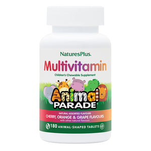 Frontal product image of Animal Parade® Multivitamin Children's Chewables - Assorted containing 180 Count