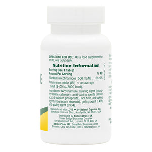 First side product image of Niacinamide 500 mg Tablets containing Niacinamide 500 mg Tablets