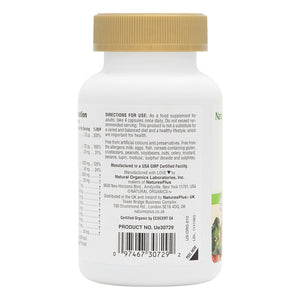 Second side product image of Source of Life® Garden Bone Support Capsules containing 120 Count