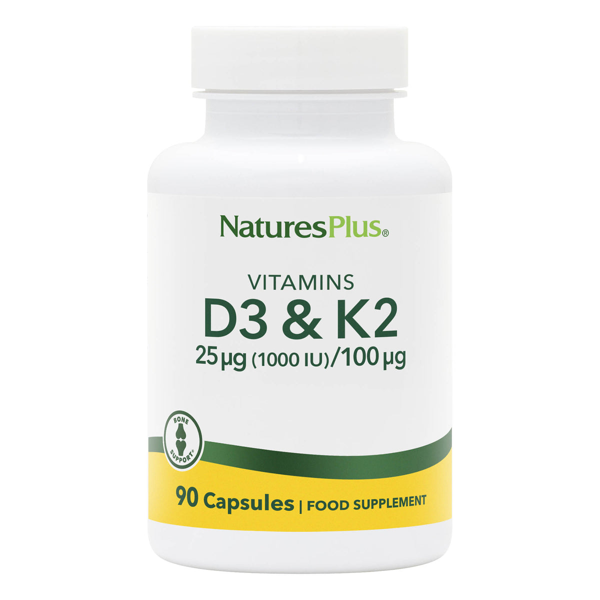 product image of Vitamin D3 1000 IU/Vitamin K2 100 mcg Capsules containing Vitamin D3 1000 IU/Vitamin K2 100 mcg Capsules