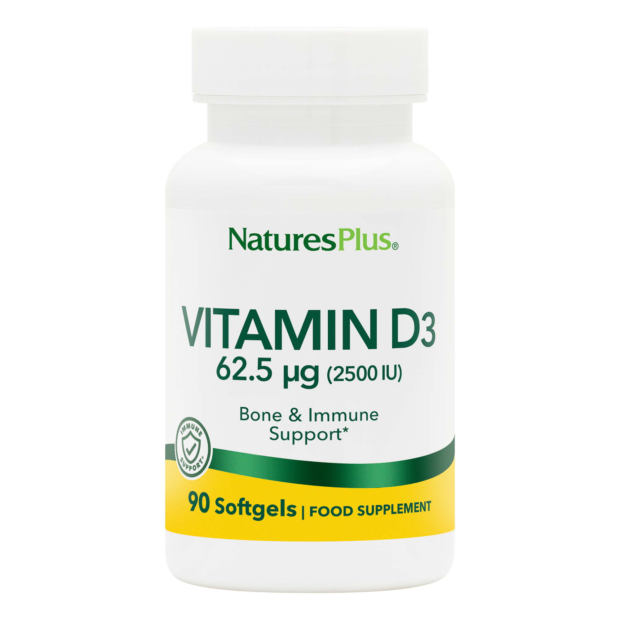 Vitamin D3 2500 IU Softgels