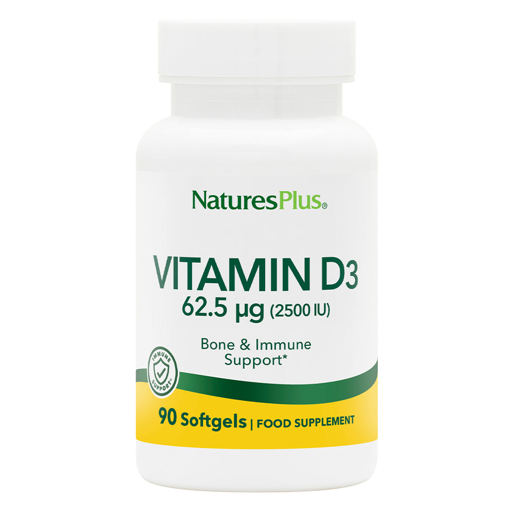 product image of Vitamin D3 2500 IU Softgels containing Vitamin D3 2500 IU Softgels