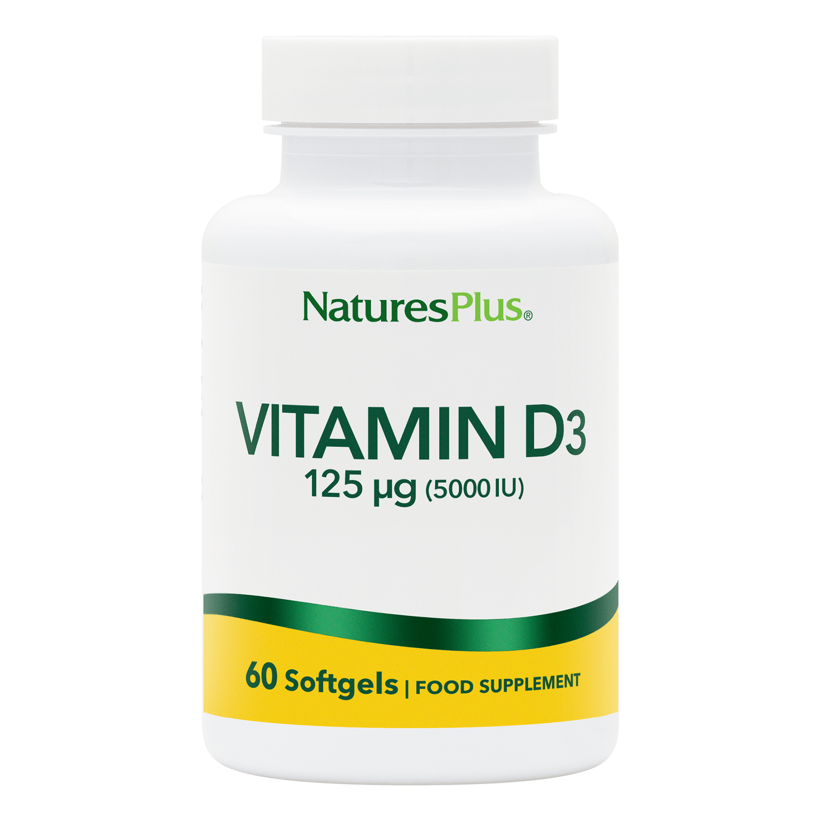Vitamin D3 5000 IU Softgels