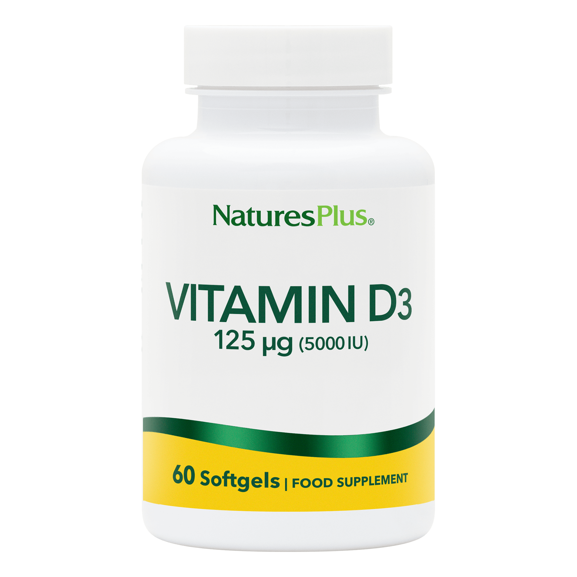 Vitamin D3 5000 IU Softgels
