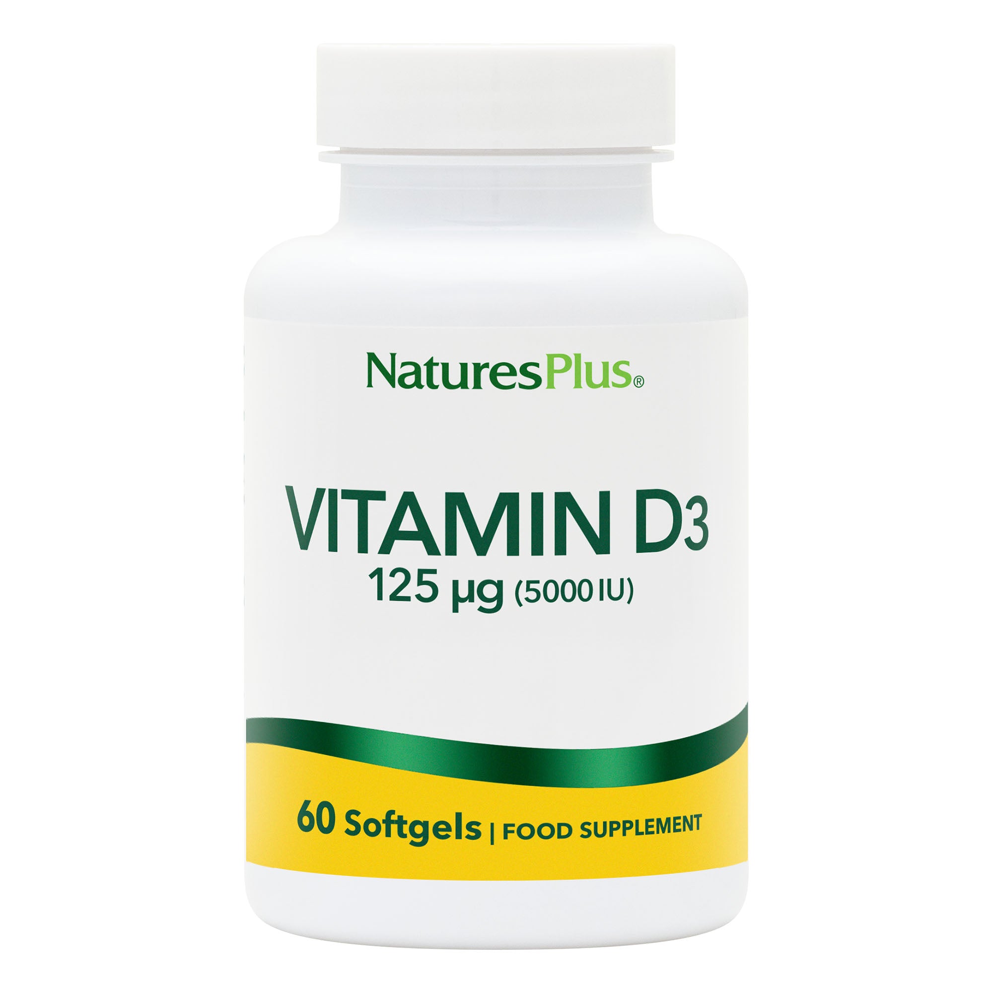 Vitamin D3 5000 IU Softgels