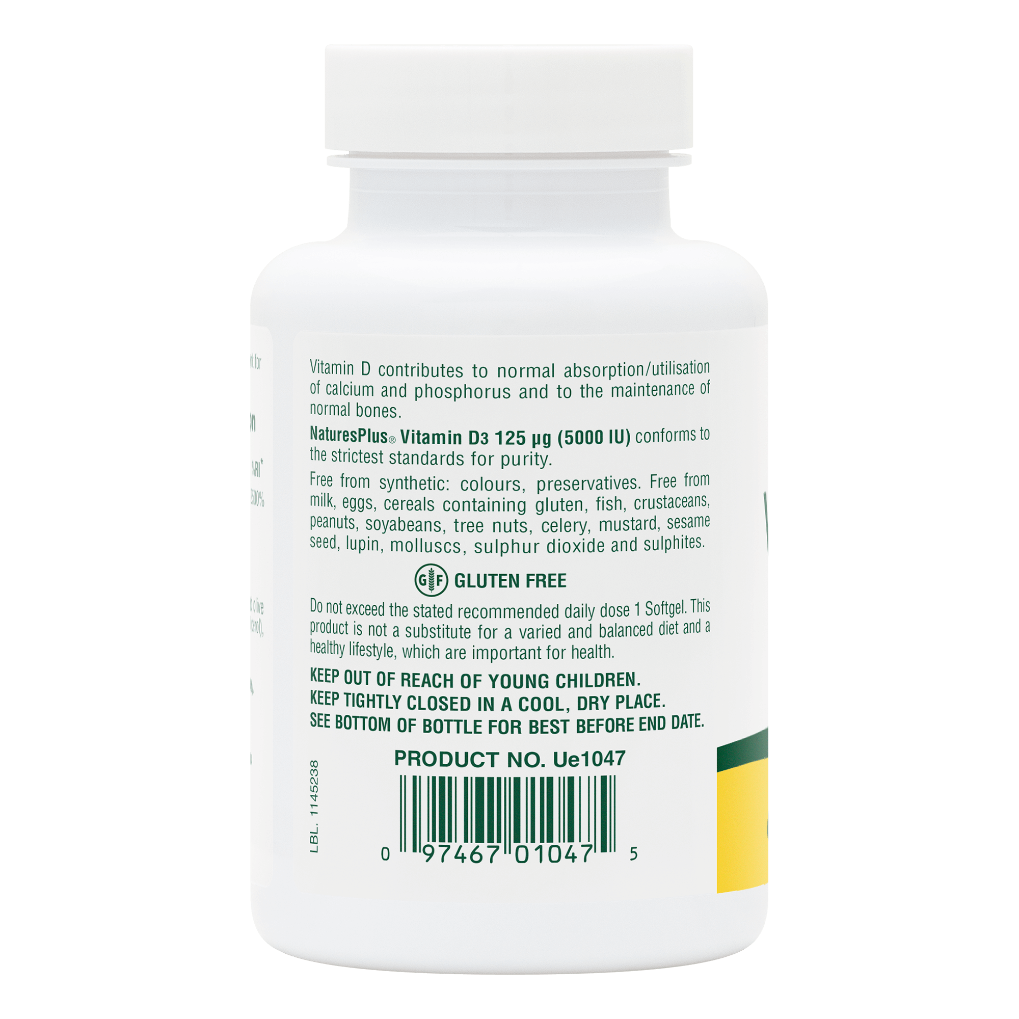 Vitamin D3 5000 IU Softgels