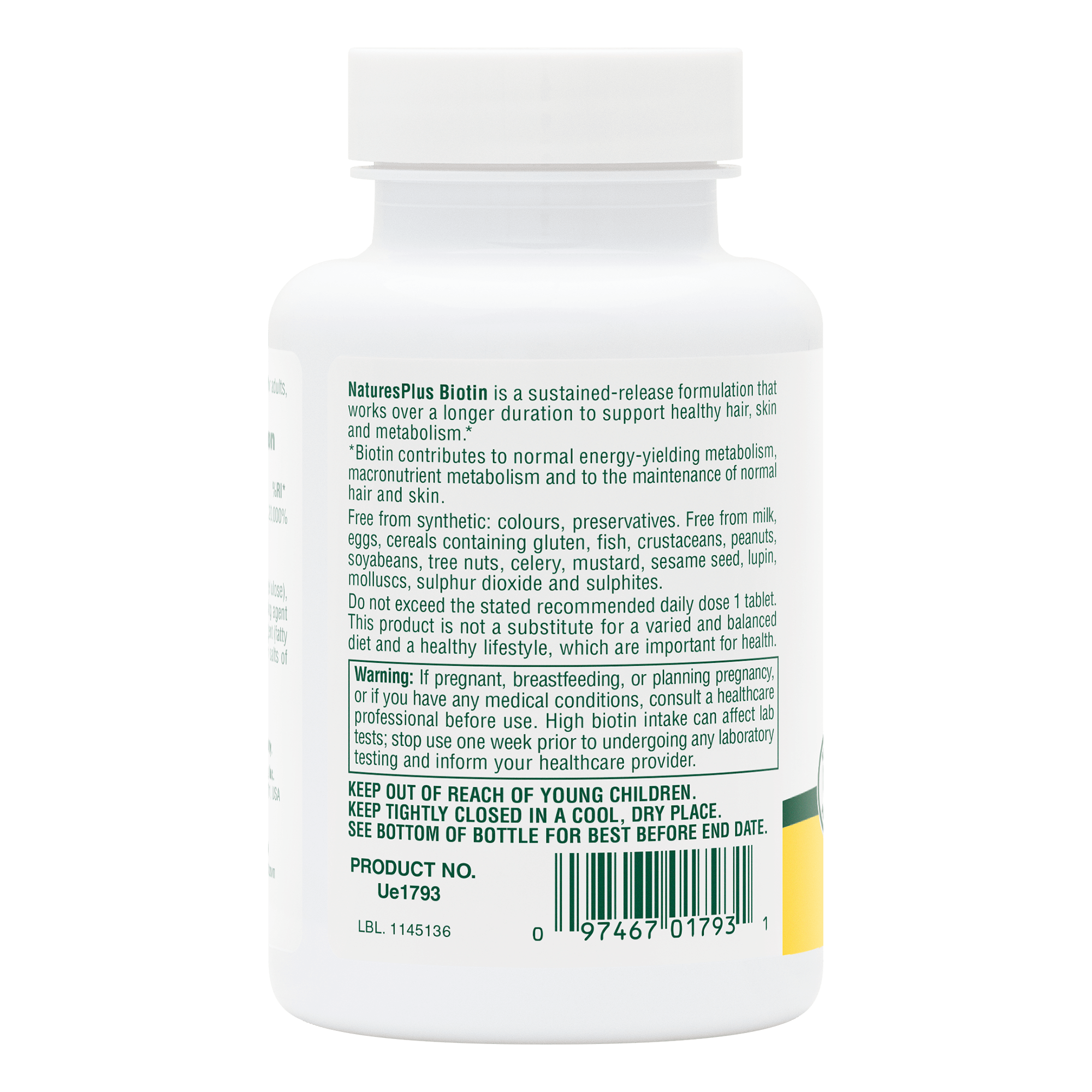 Mason Natural Biotin 10,000 mcg Plus Keratin 100 mg, 60 Mason Natural Biotin 10,000 mcg Plus Keratin 100 mg, 60