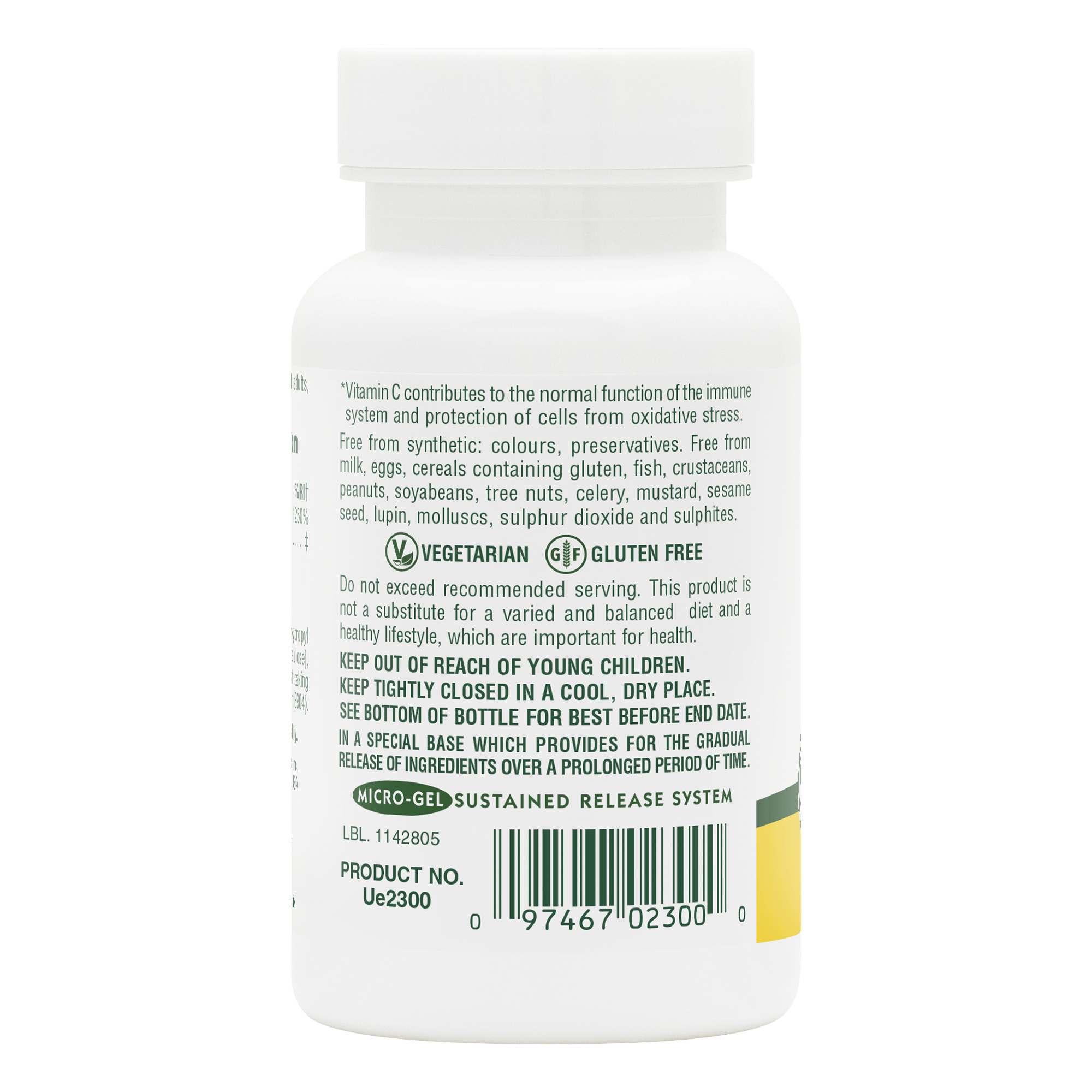 Vitamin C 1000 mg with Rose Hips Sustained Release Tablets