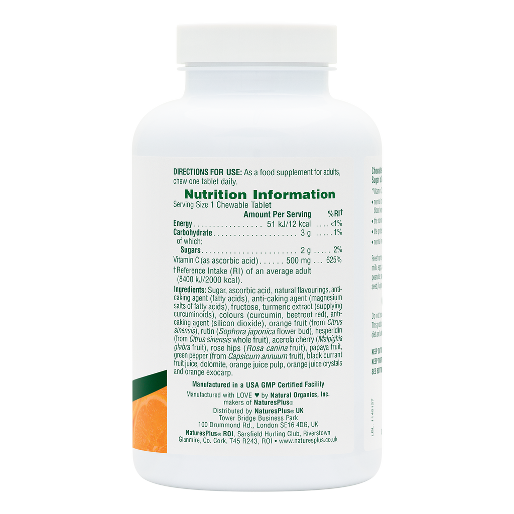 NaturesPlus Orange Juice C 500 mg Chewable
