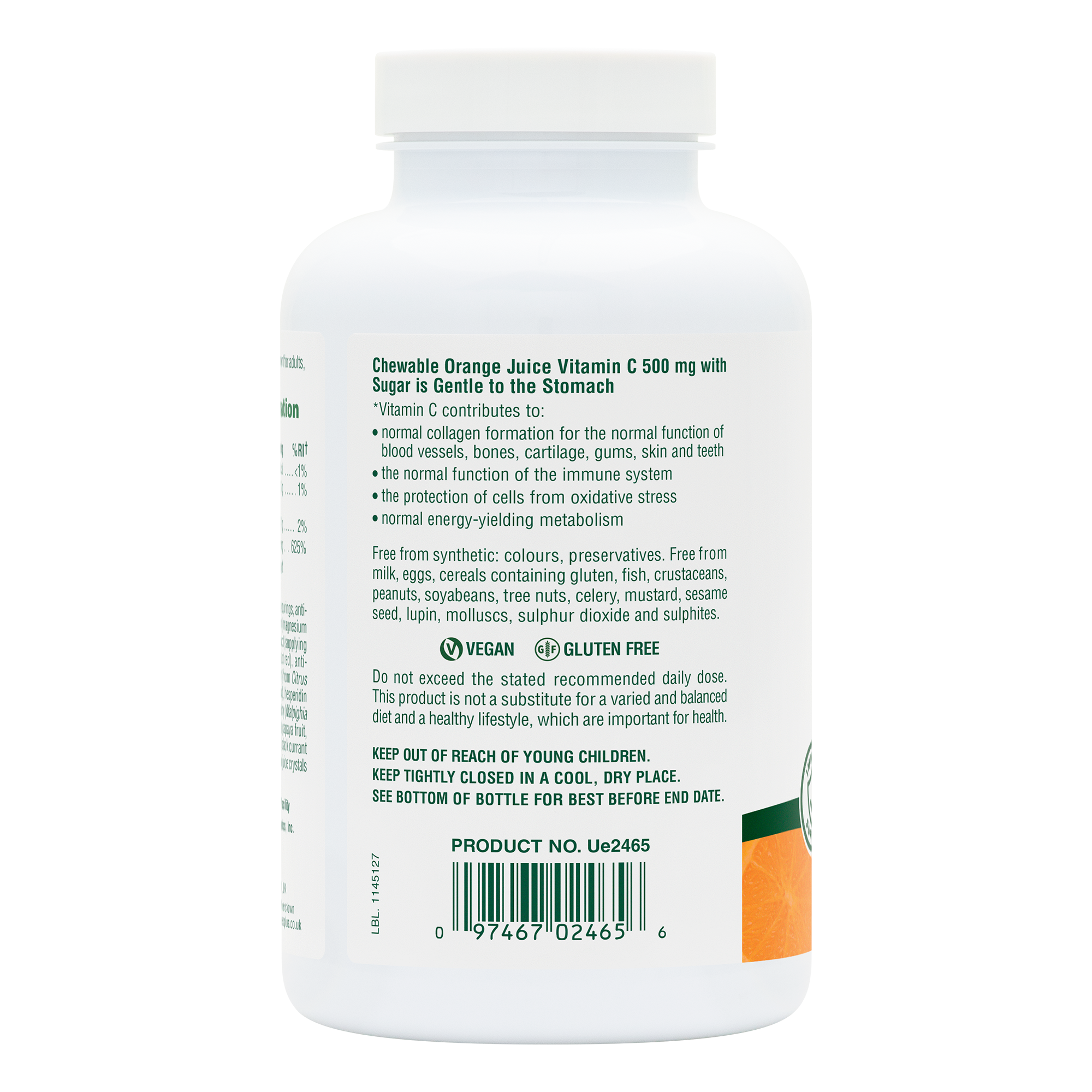 NaturesPlus Orange Juice C 500 mg Chewable