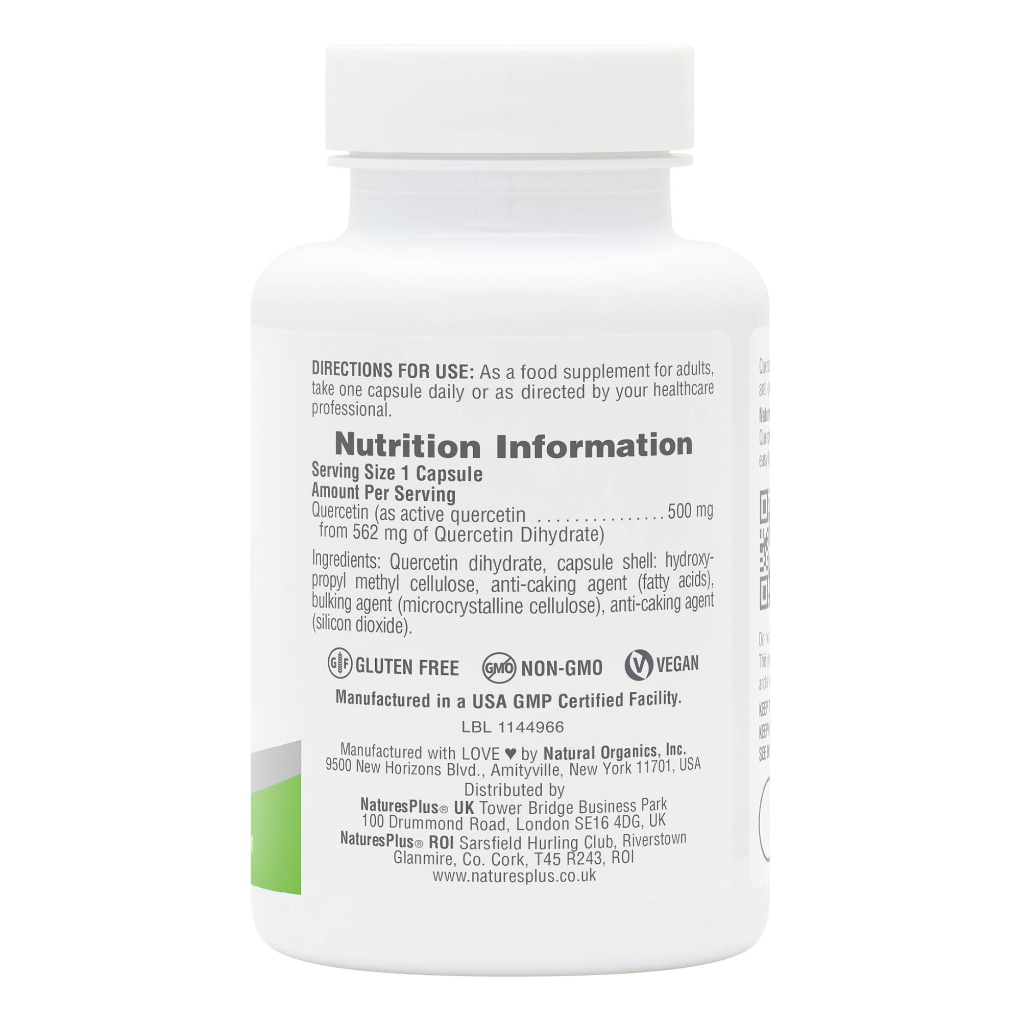 NaturesPlus PRO Quercetin 500 MG