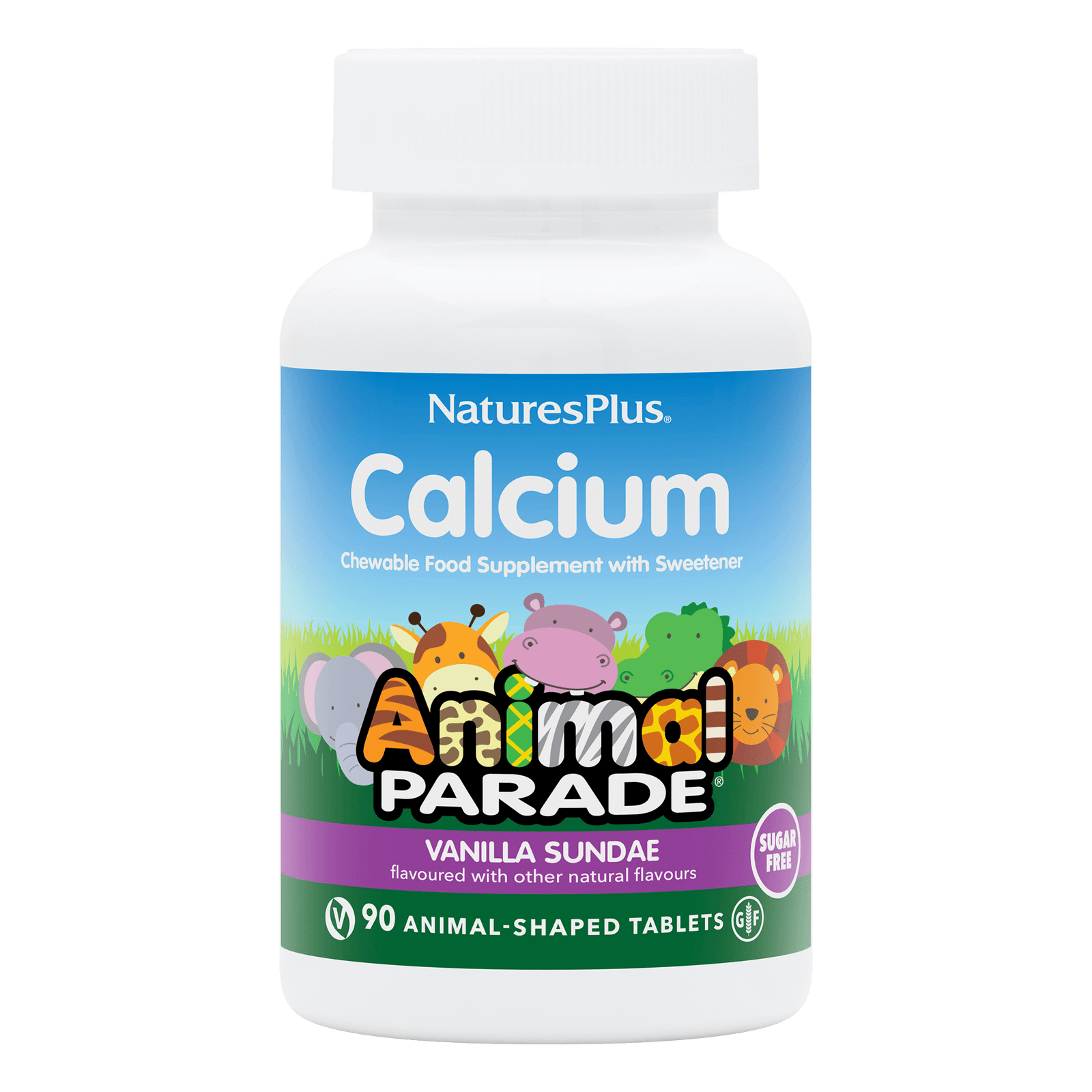 Animal Parade® Sugar-Free Calcium Children's Chewables