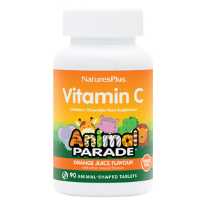 Frontal product image of Animal Parade® Sugar-Free Vitamin C Children's Chewables containing Animal Parade® Sugar-Free Vitamin C Children's Chewables