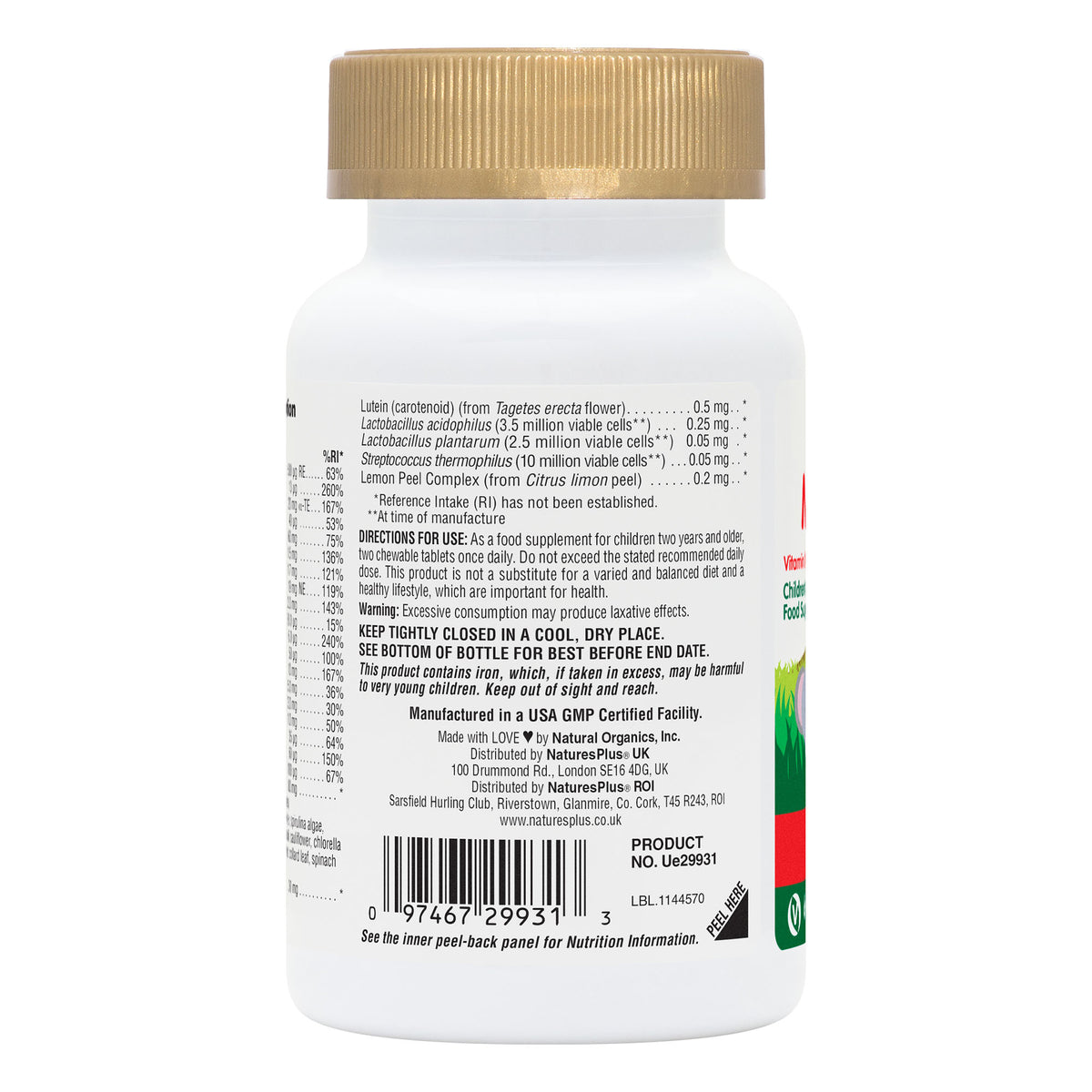 product image of Animal Parade® GOLD Multivitamin Children's Chewables - Cherry containing 60 Count