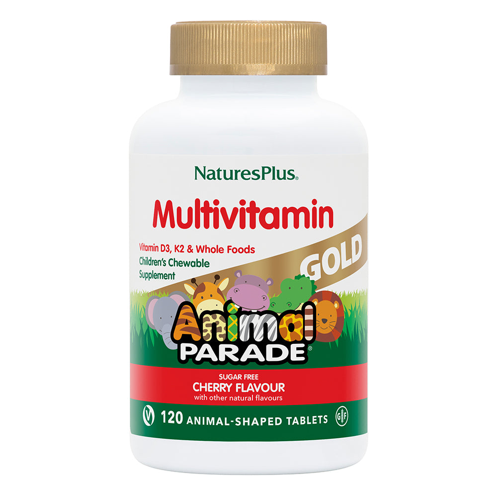 product image of Animal Parade® GOLD Multivitamin Children's Chewables - Cherry containing 120 Count