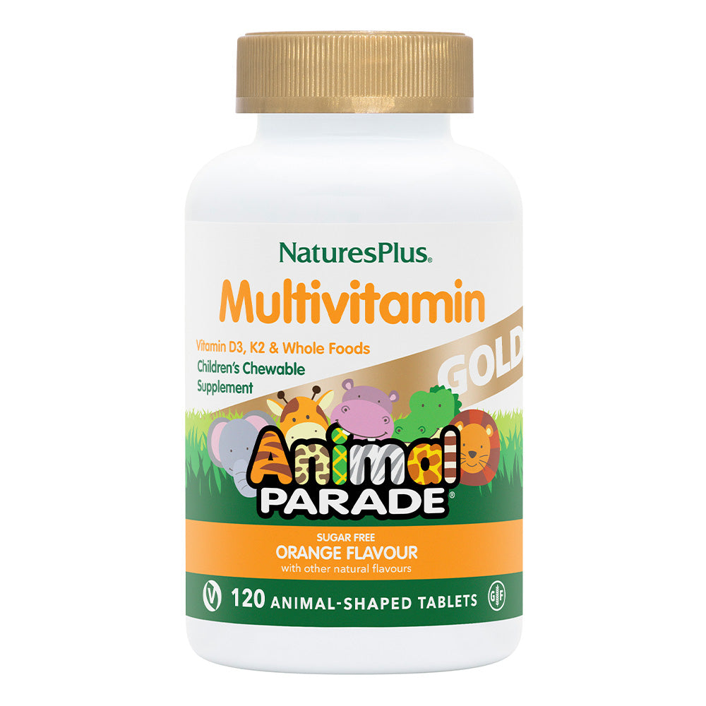 product image of Animal Parade® GOLD Multivitamin Children's Chewables - Orange containing 120 Count