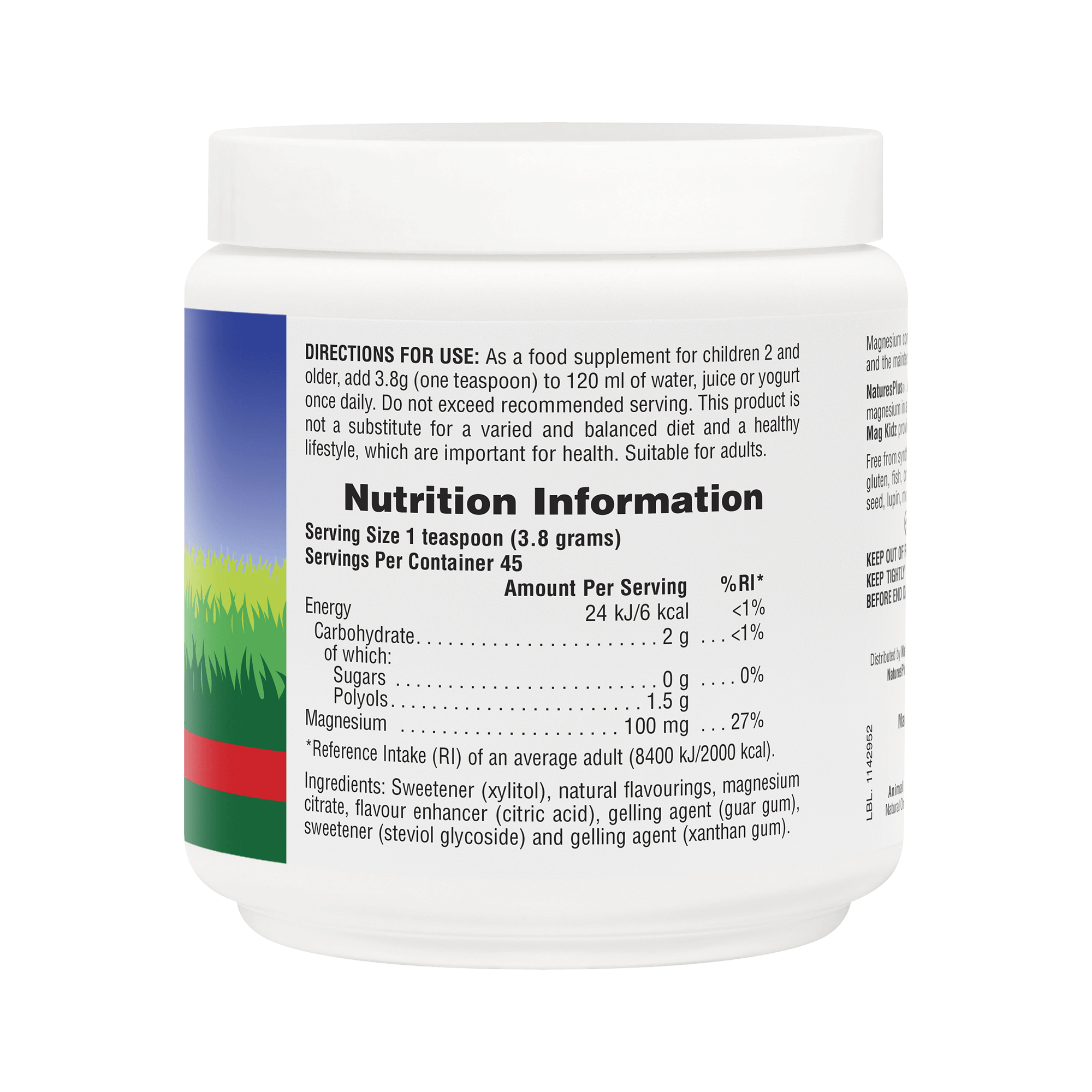 Animal Parade® Sugar-Free MagKidz Magnesium Powder