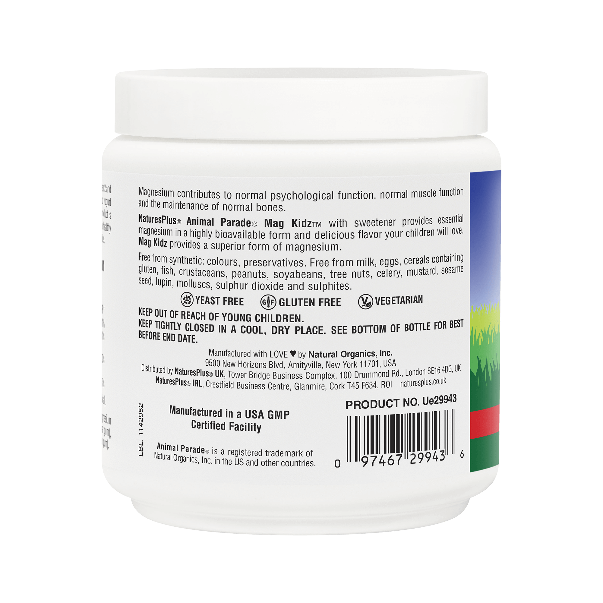 Animal Parade® Sugar-Free MagKidz Magnesium Powder