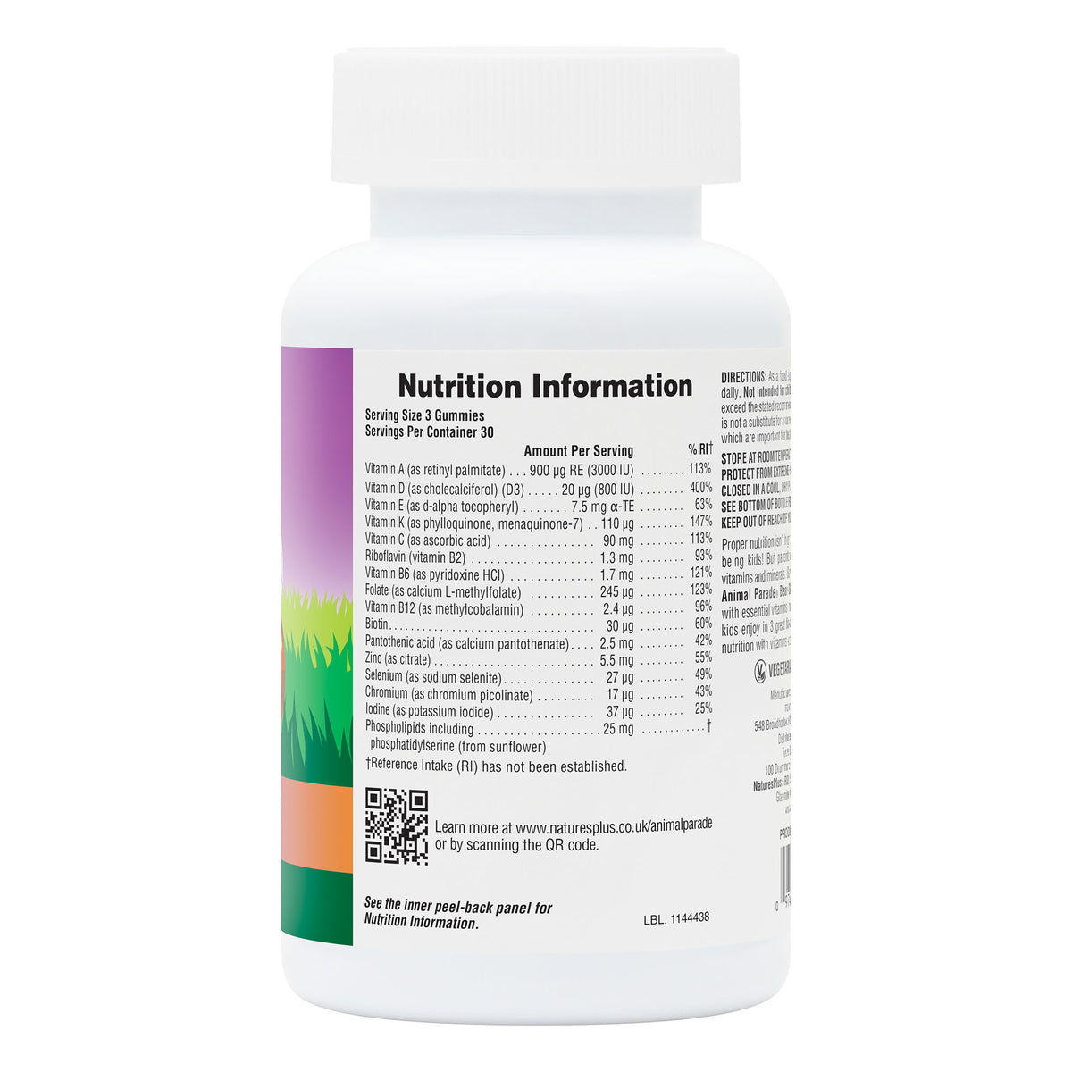 product image of Animal Parade Multivitamin Gummies containing Animal Parade Multivitamin Gummies