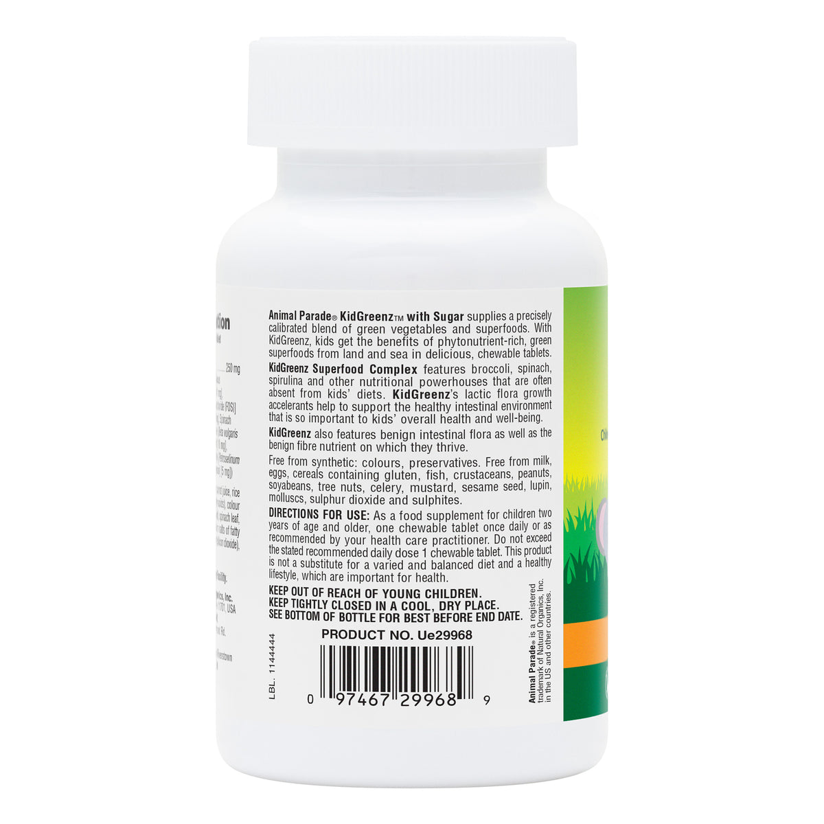 product image of Animal Parade® KidGreenz® Children's Chewables containing Animal Parade® KidGreenz® Children's Chewables