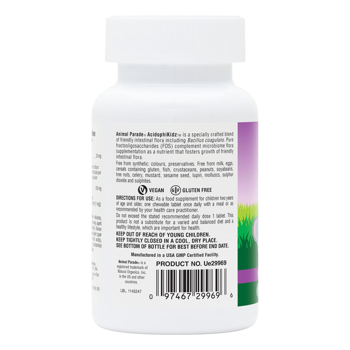 product image of Animal Parade® AcidophiKidz® Childrens Chewables containing Animal Parade® AcidophiKidz® Childrens Chewables