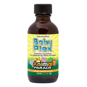 Frontal product image of Animal Parade® Baby Plex® Sugar-Free* Multivitamin Drops containing 2 FL OZ