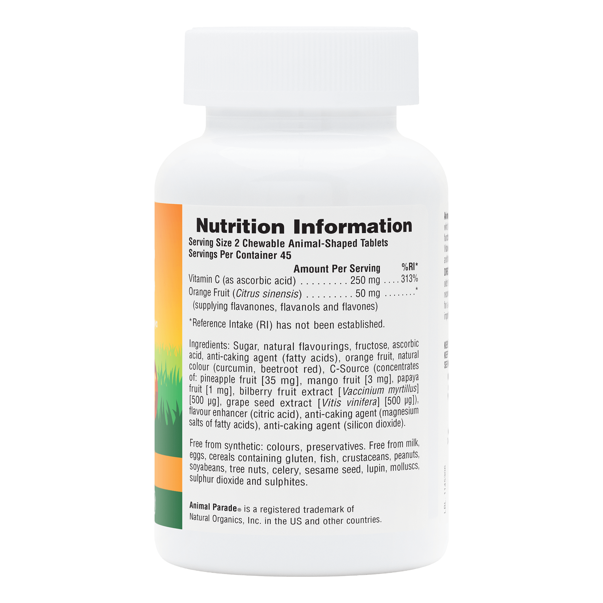 Animal Parade® Vitamin C Children's Chewables