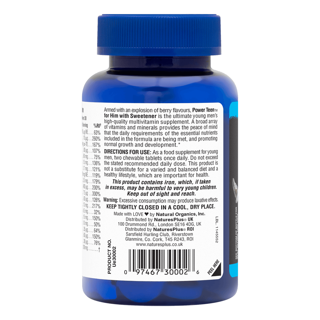 Source of Life® POWER TEEN® For Him Chewables