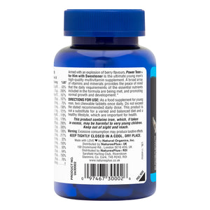 Second side product image of Source of Life® POWER TEEN® For Him Chewables containing Source of Life® POWER TEEN® For Him Chewables