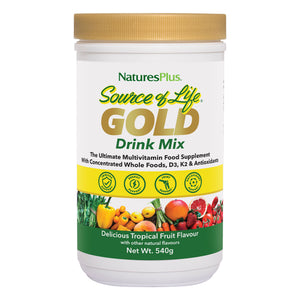 Frontal product image of Source of Life® GOLD Drink Mix containing Source of Life® GOLD Drink Mix