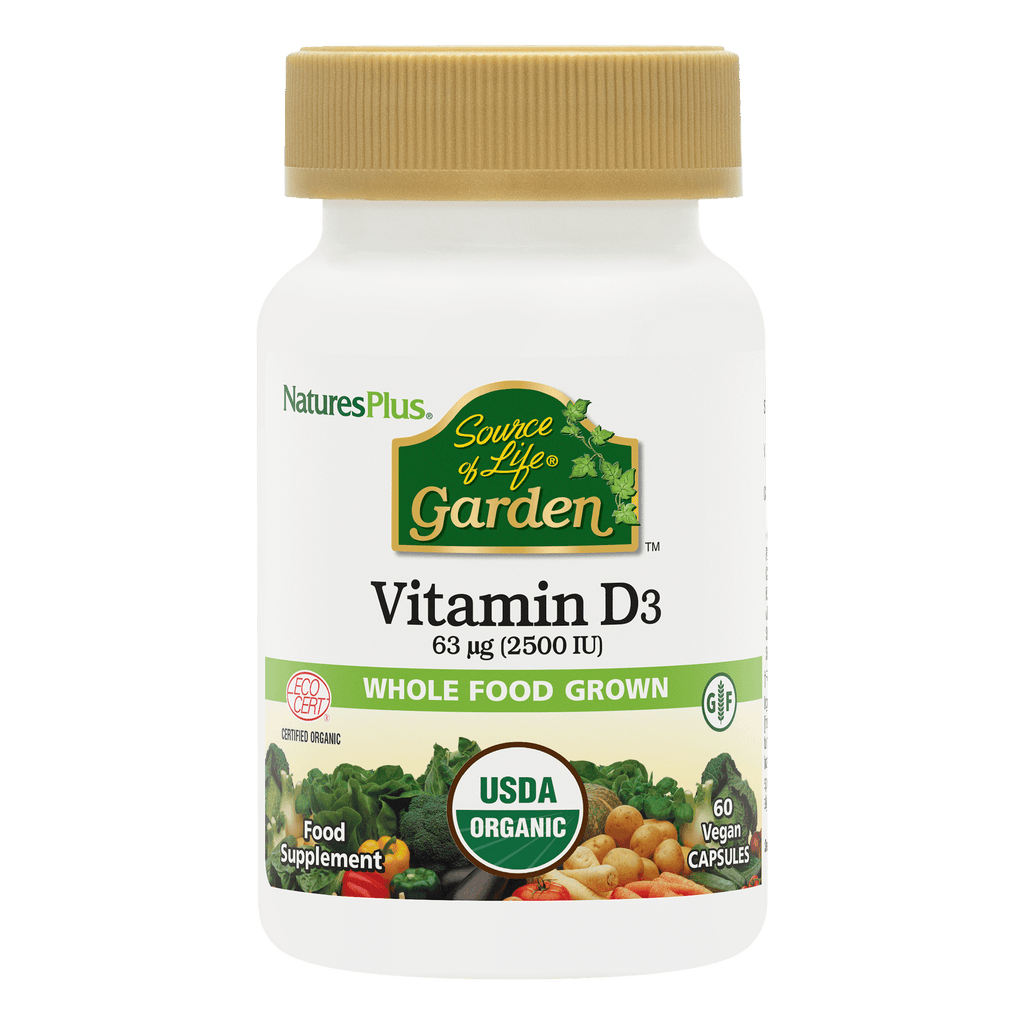 Source of Life Garden Vitamin D3 2500IU Capsules