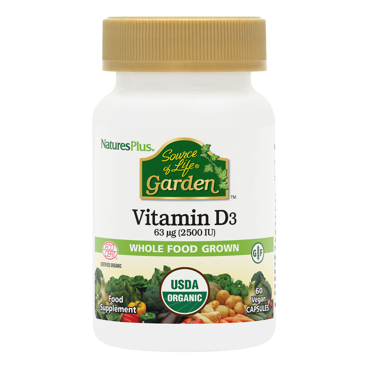 product image of Source of Life Garden Vitamin D3 2500IU Capsules containing Source of Life Garden Vitamin D3 2500IU Capsules