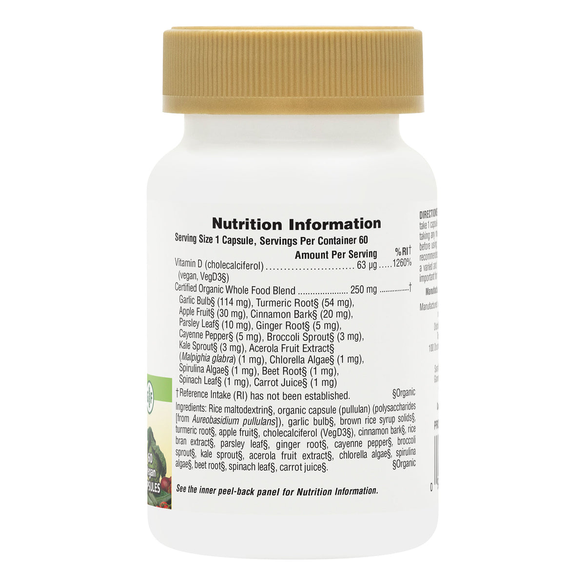 product image of Source of Life Garden Vitamin D3 2500IU Capsules containing Source of Life Garden Vitamin D3 2500IU Capsules