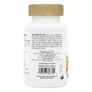 Second side product image of Source of Life® Garden Calcium Capsules containing Source of Life® Garden Calcium Capsules