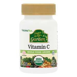 Frontal product image of Source of Life® Garden Vitamin C 500 mg Capsules containing Source of Life® Garden Vitamin C 500 mg Capsules