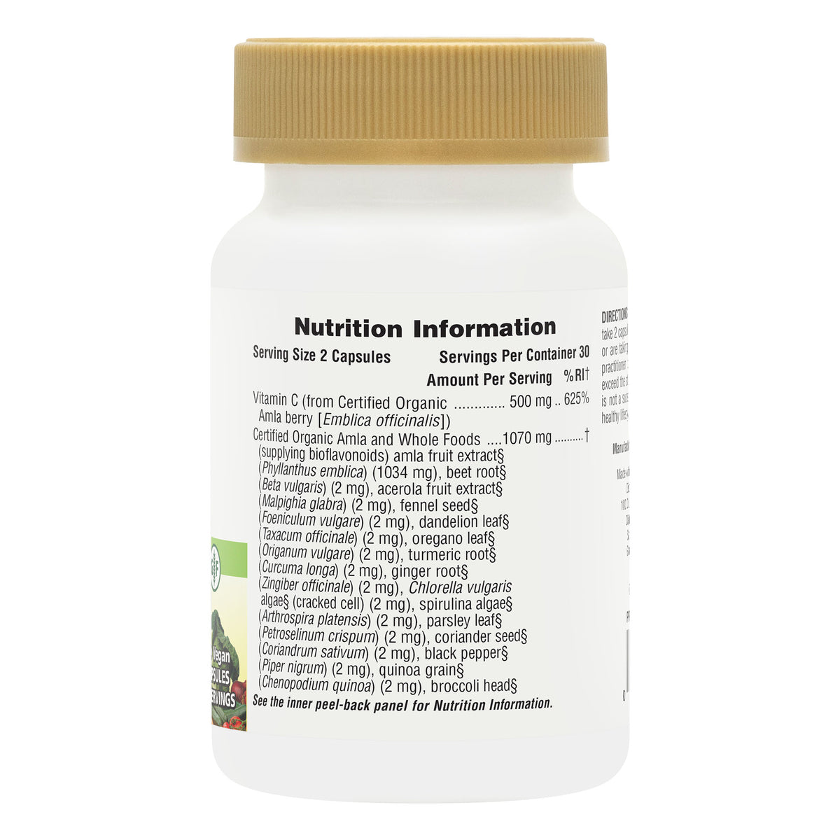 product image of Source of Life® Garden Vitamin C 500 mg Capsules containing Source of Life® Garden Vitamin C 500 mg Capsules