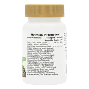 First side product image of Source of Life® Garden Vitamin C 500 mg Capsules containing Source of Life® Garden Vitamin C 500 mg Capsules