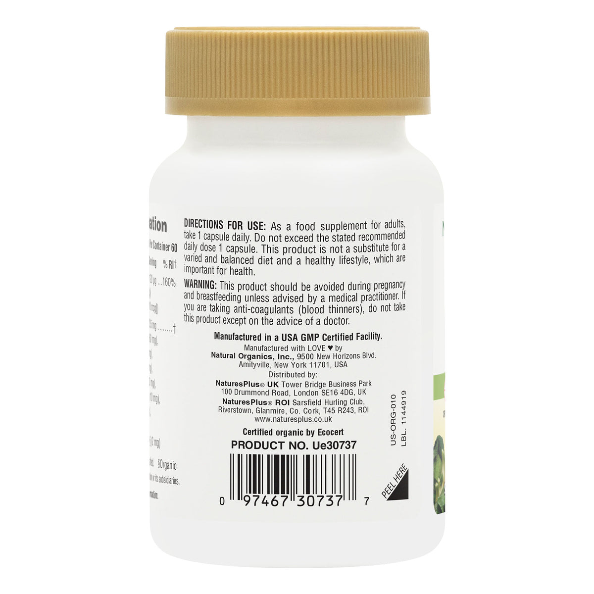 product image of Source of Life® Garden Vitamin K2 120 mcg Capsules containing Source of Life® Garden Vitamin K2 120 mcg Capsules