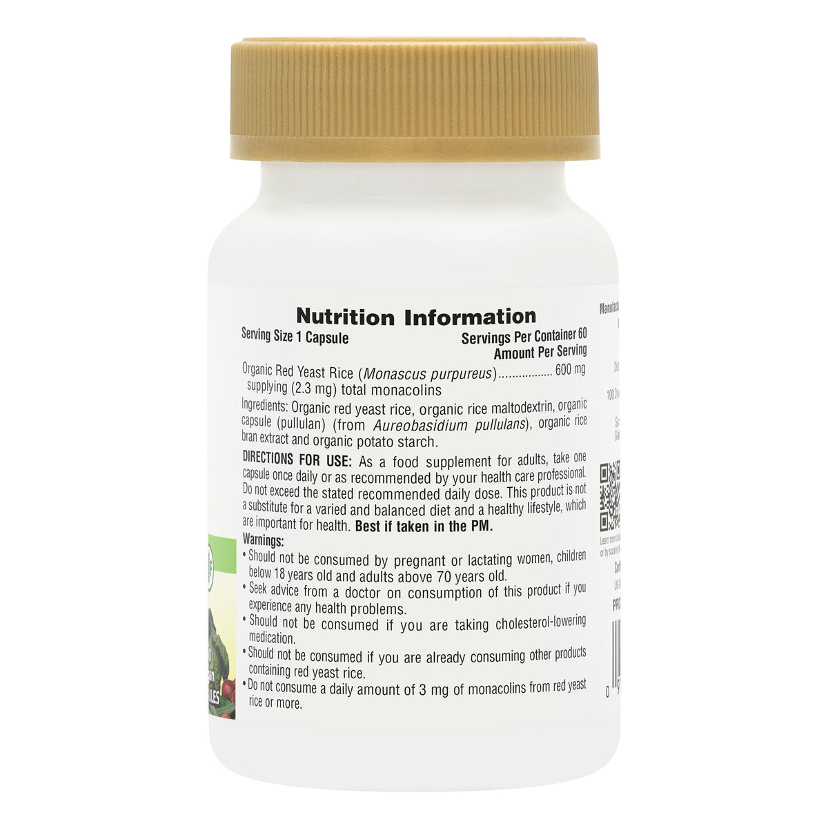 product image of Source of Life® Garden Red Yeast Rice Capsules containing Source of Life® Garden Red Yeast Rice Capsules