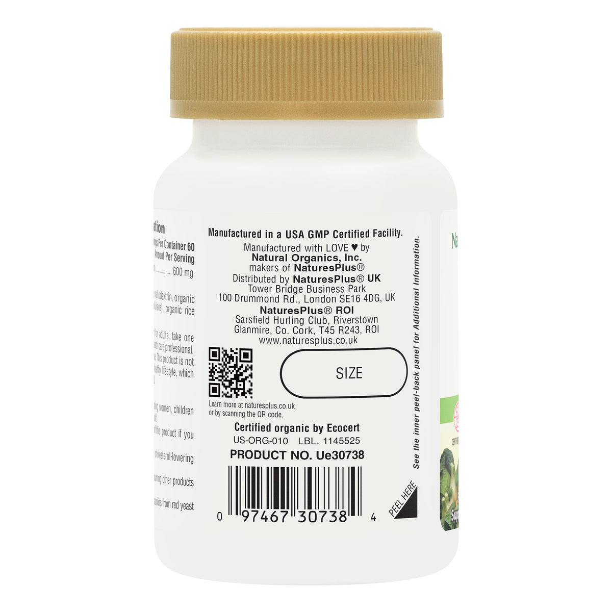 product image of Source of Life® Garden Red Yeast Rice Capsules containing Source of Life® Garden Red Yeast Rice Capsules