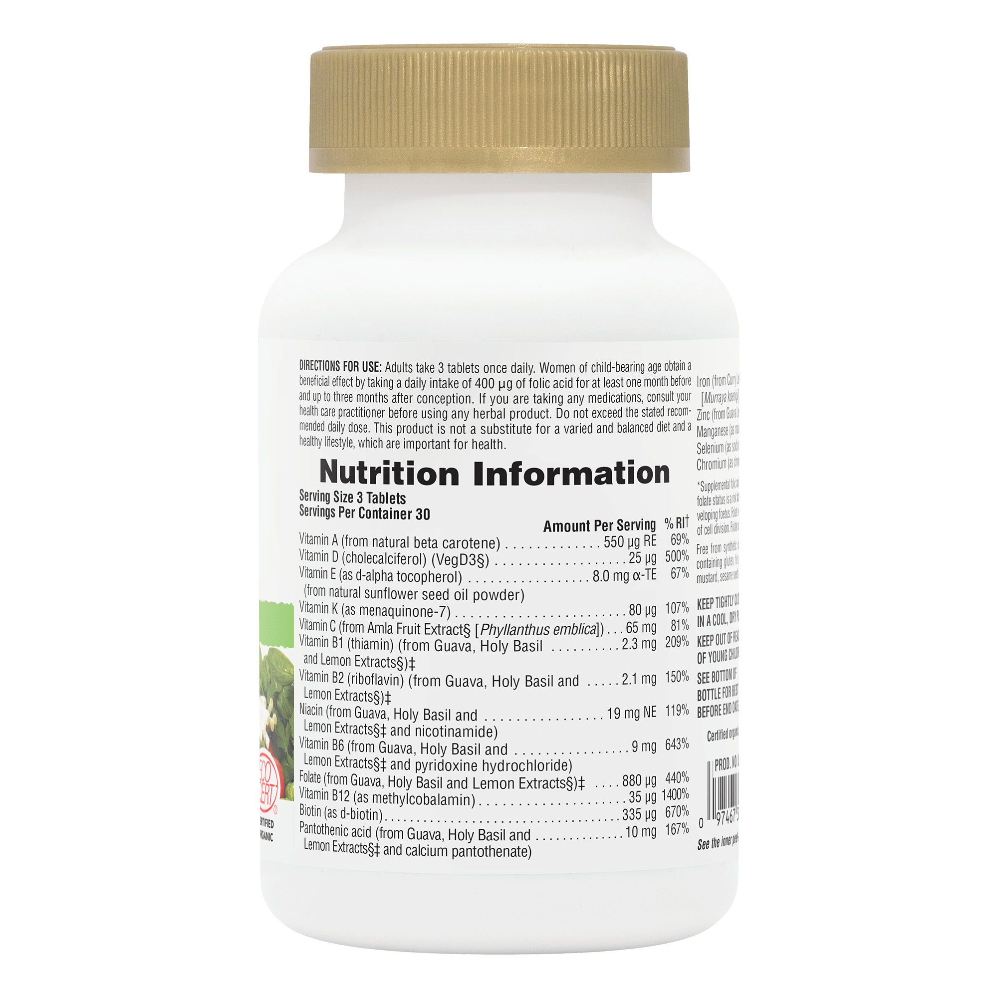 Source of Life® Garden Prenatal Multivitamin Tablets