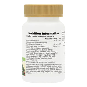 First side product image of Source of Life Garden Vitamins D3 & K2 containing Source of Life Garden Vitamins D3 & K2