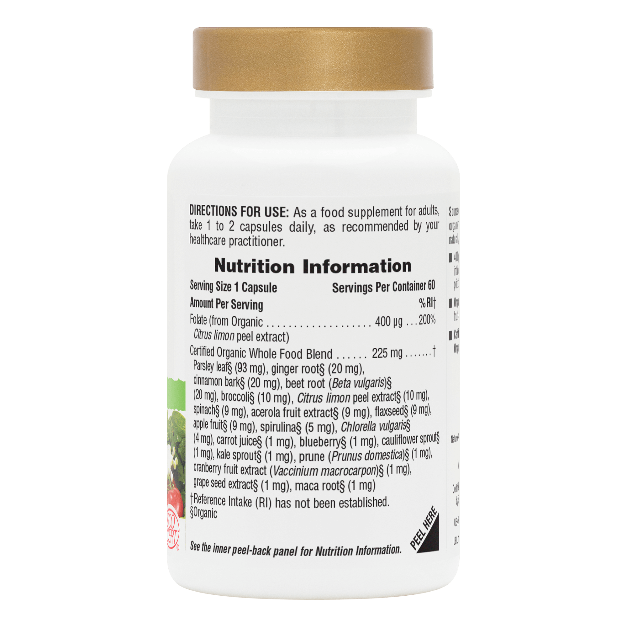 Source of Life® Garden Folate Capsules