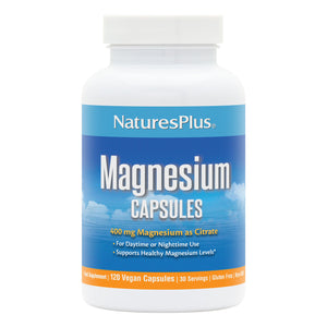 Frontal product image of Magnesium Capsules containing Magnesium Capsules