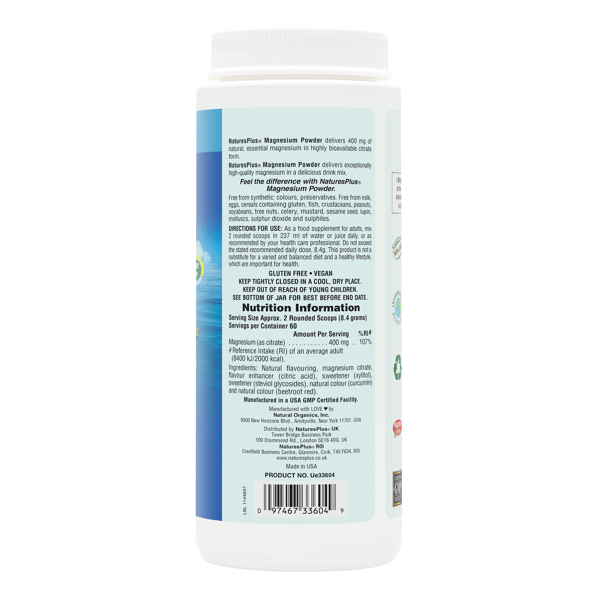 Magnesium Powder - Orange