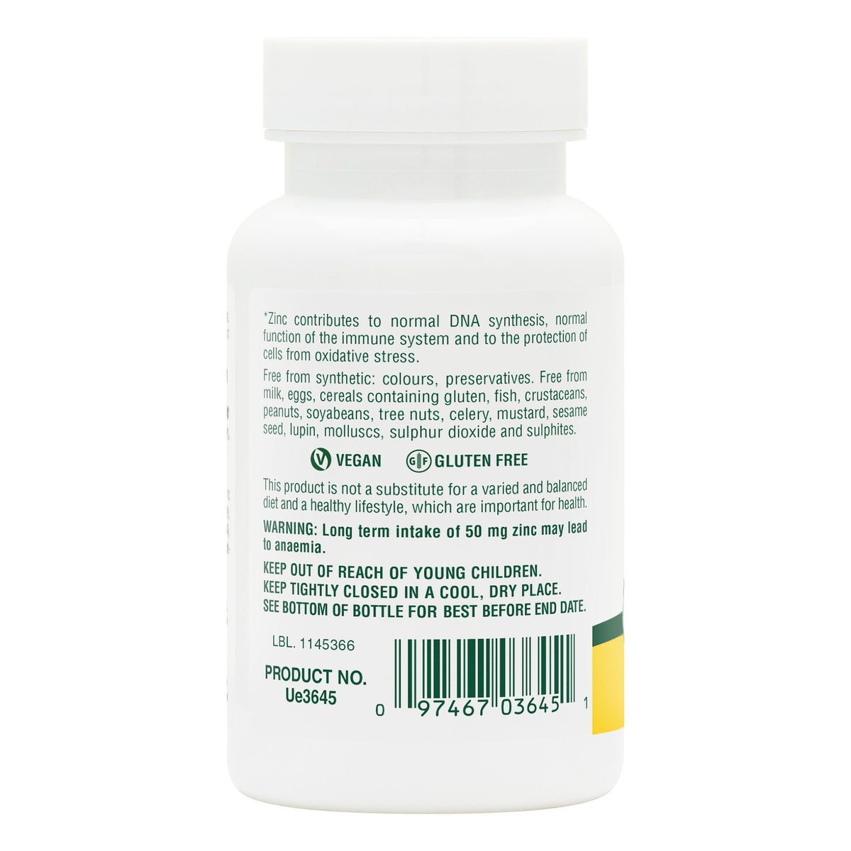 product image of Zinc 50 mg Tablets containing 90 Count