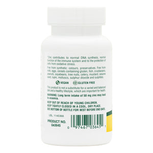 Second side product image of Zinc 50 mg Tablets containing 90 Count