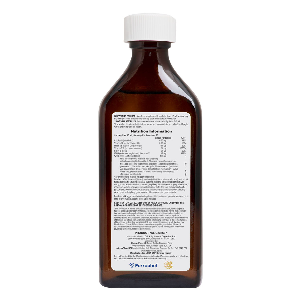 product image of HEMA-PLEX® Liquid Iron containing HEMA-PLEX® Liquid Iron