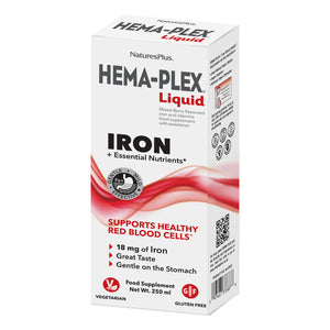 Second side product image of HEMA-PLEX® Liquid Iron containing HEMA-PLEX® Liquid Iron