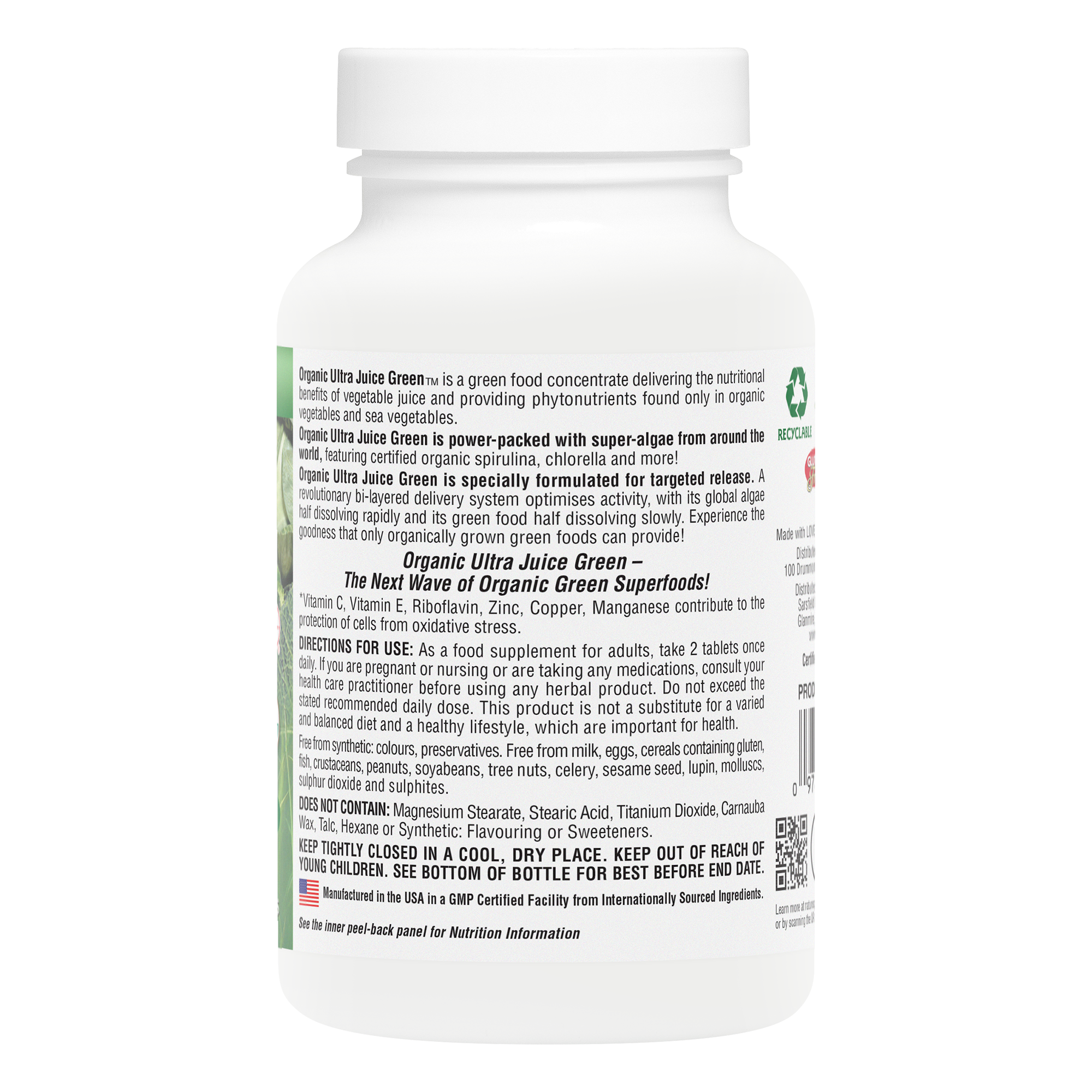 Ultra Juice Green® Bi-Layered Tablets